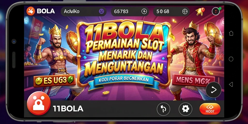 Tampilan gameplay yang menarik dalam permainan slot 11BOLA.