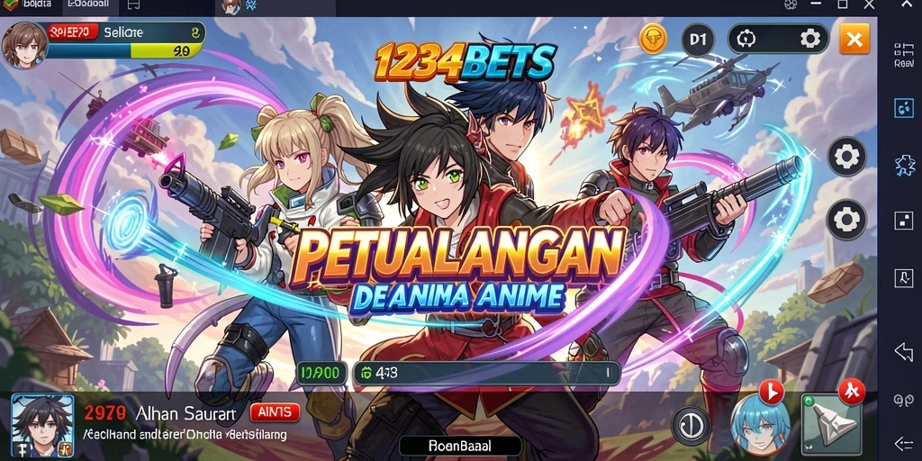 Gameplay seru dengan karakter anime menarik dari 1234BETS.