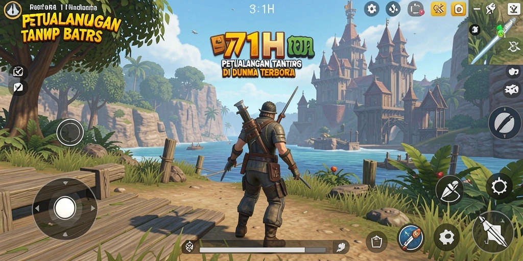 Gameplay 71H yang menakjubkan dalam dunia terbuka.