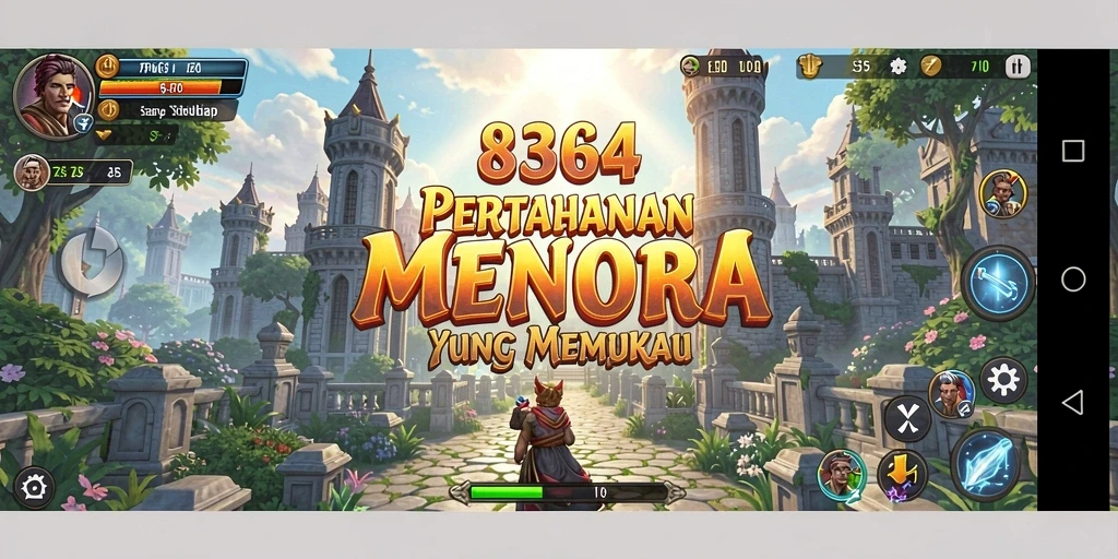 Tangkapan layar menunjukkan aksi mendebarkan dalam game Tower Defense.