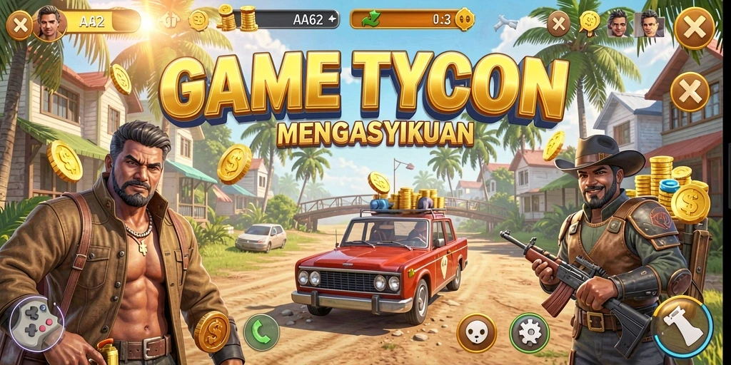 Tampilan gameplay AA62 yang menyenangkan dan interaktif.