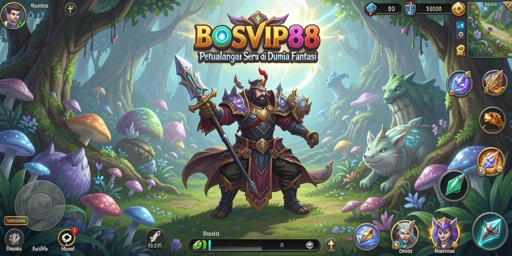 Tampilan gameplay yang menegangkan di dunia petualangan BOSVIP88.
