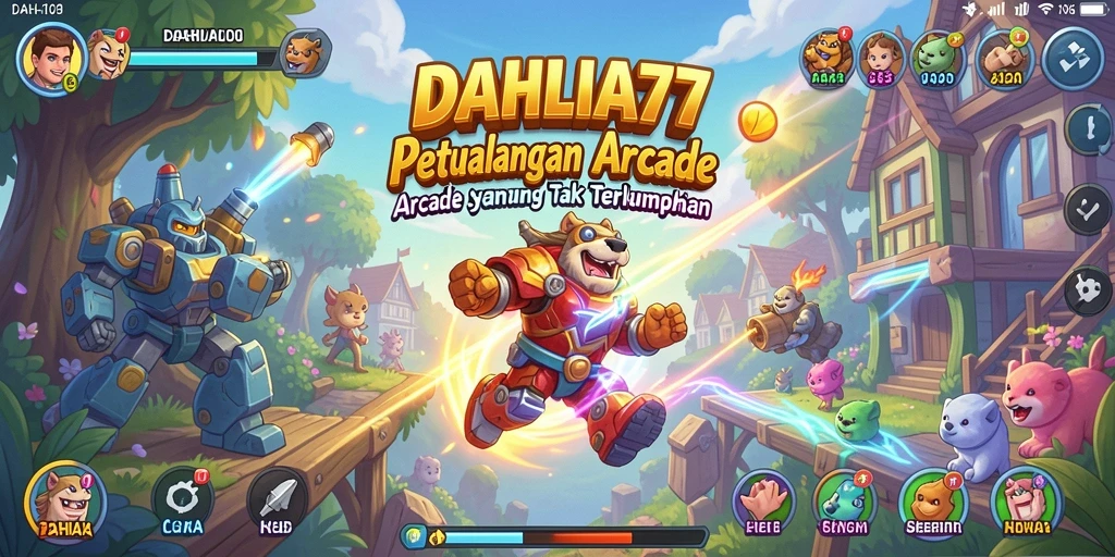 Tampilan gameplay seru DAHLIA77 yang penuh tantangan dan petualangan.