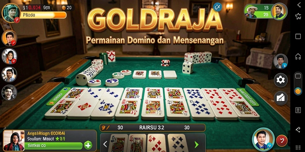 Tampilan gameplay GOLDRAJA yang menarik dengan suasana bermain yang dinamis.