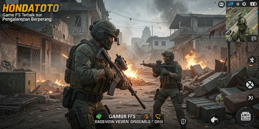 Tampilan gameplay HONDATOTO yang menegangkan dan mengasyikkan.