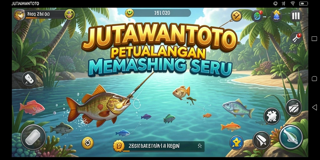 Tangkapan ikan yang mengesankan dalam gameplay JUTAWANTOTO.