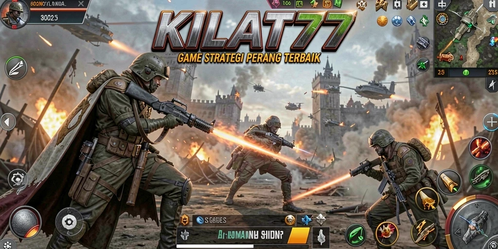 Screenshot gameplay KILAT77 saat merancang strategi pertempuran.