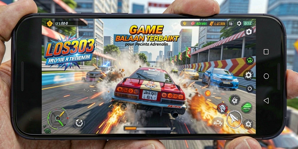 Tampilan gameplay balapan seru di LOS303 dengan grafis memukau.