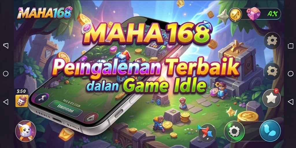 Tampilan screenshot dari gameplay santai dalam MAHA168.