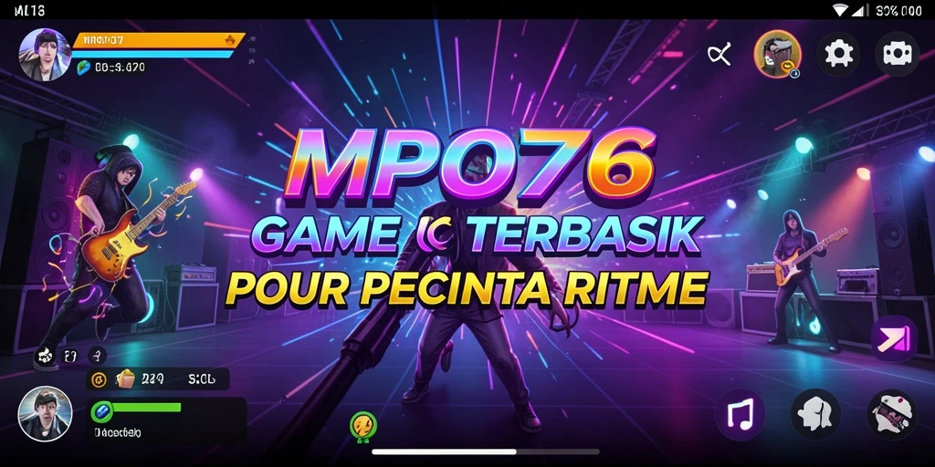 Menampilkan gameplay seru di MPO76 dengan berbagai lagu.