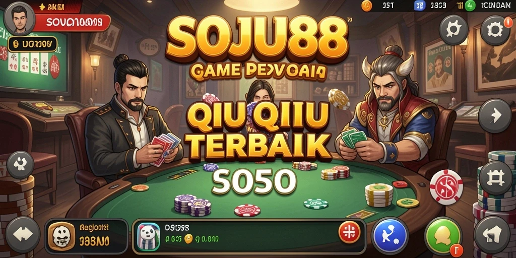 Tampilan gameplay seru dari SOJU88 saat bermain QiuQiu.
