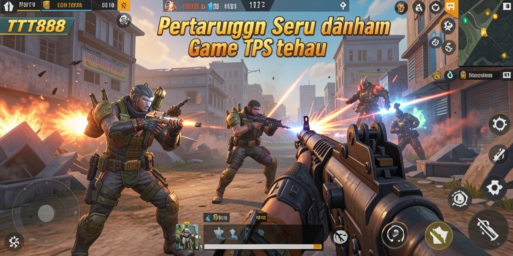 Tampilan gameplay intens di TTT888 dengan berbagai aksi menegangkan.
